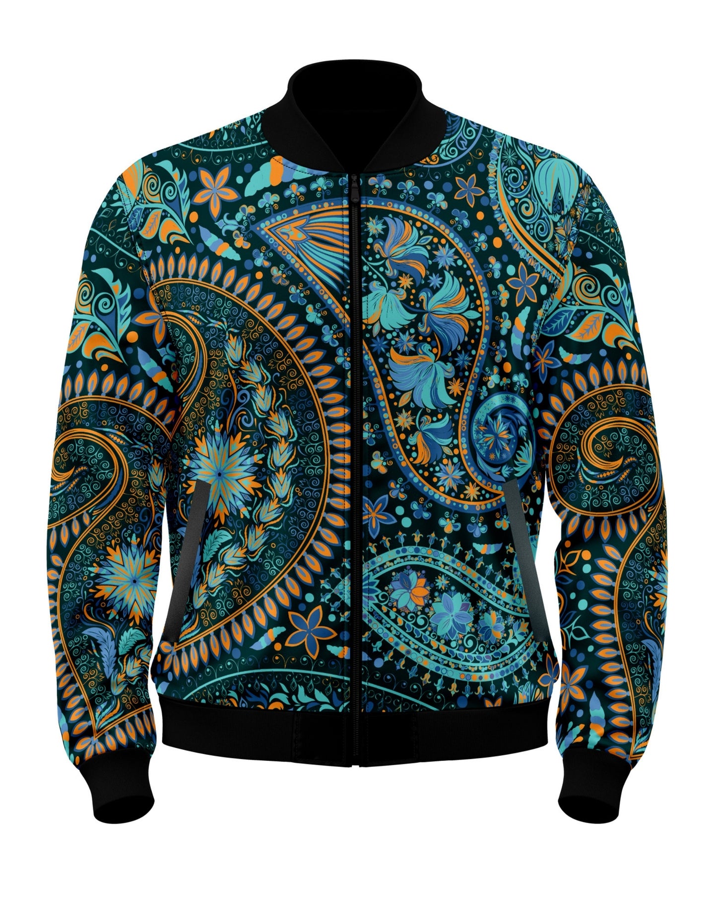 Midnight Tapestry Bomber