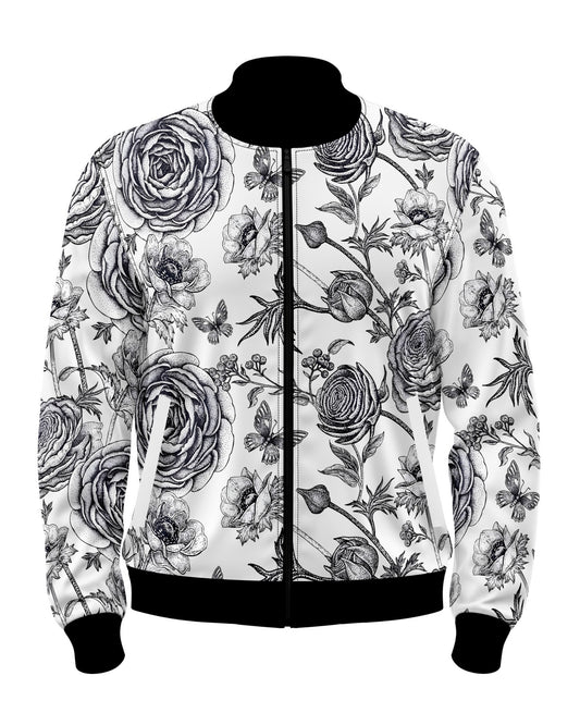 Noir Bloom Bomber