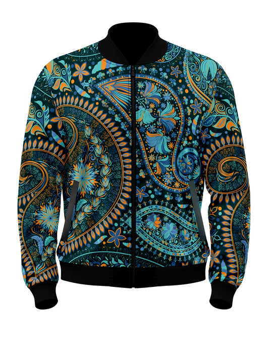 Midnight Tapestry Bomber