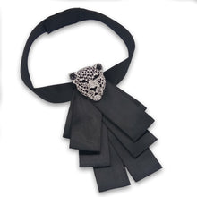 Load image into Gallery viewer, Black Jaguar TieBow
