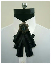 Load image into Gallery viewer, Sapphire Black TieBow
