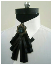 Load image into Gallery viewer, Sapphire Black TieBow
