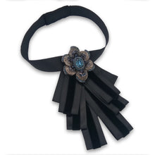 Load image into Gallery viewer, Sapphire Black TieBow
