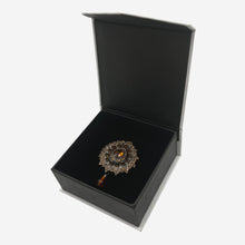 Load image into Gallery viewer, Orange Gold Broach
