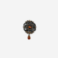 Load image into Gallery viewer, Black &amp; Orange Broach
