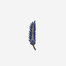 Load image into Gallery viewer, Blue Feather Broach
