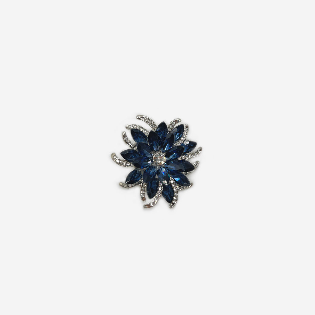 Cobalt Blue Swarovski Broach