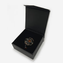 Load image into Gallery viewer, Black &amp; Orange Broach
