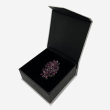 Load image into Gallery viewer, Wine Crystal Broach
