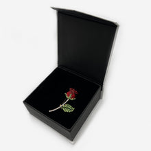 Load image into Gallery viewer, Diamond Rose Broach
