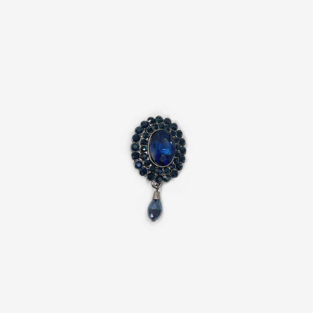 Prussian Blue Broach