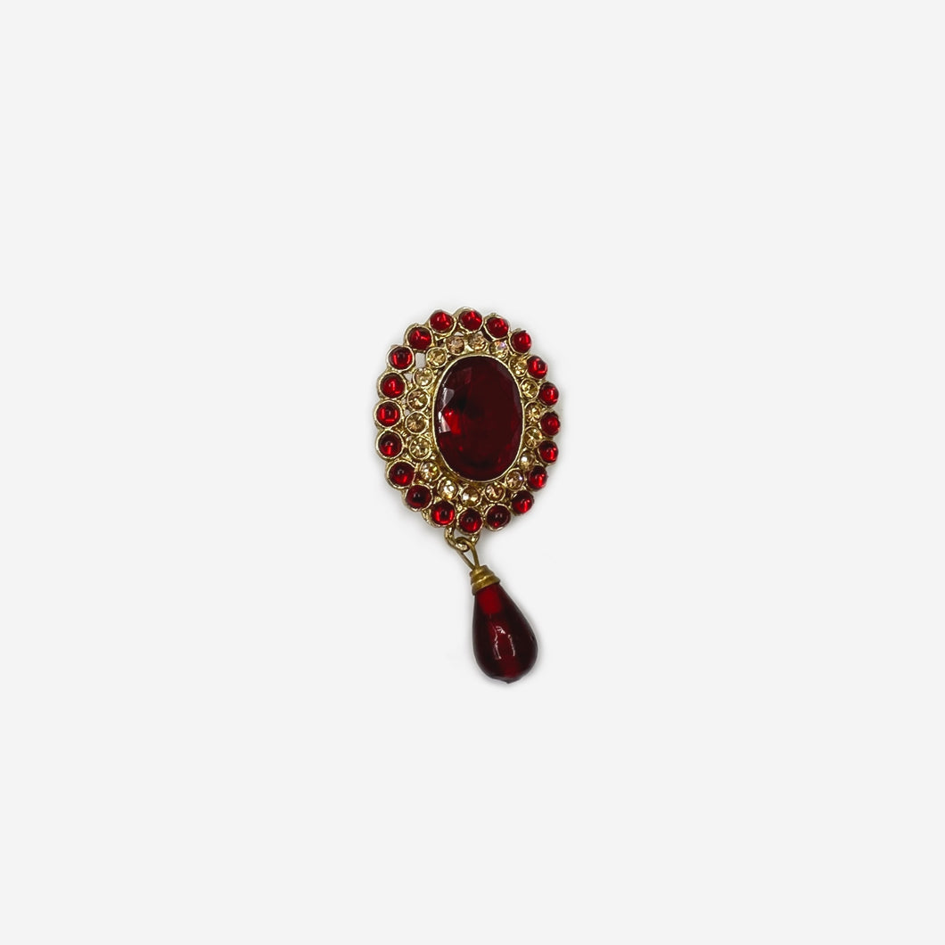 Traditional Red Broach