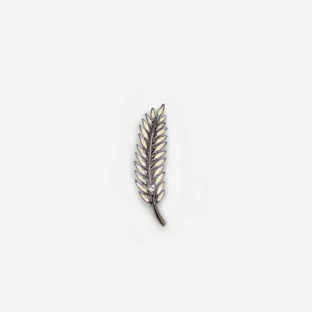 White Feather Broach