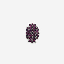 Load image into Gallery viewer, Wine Crystal Broach
